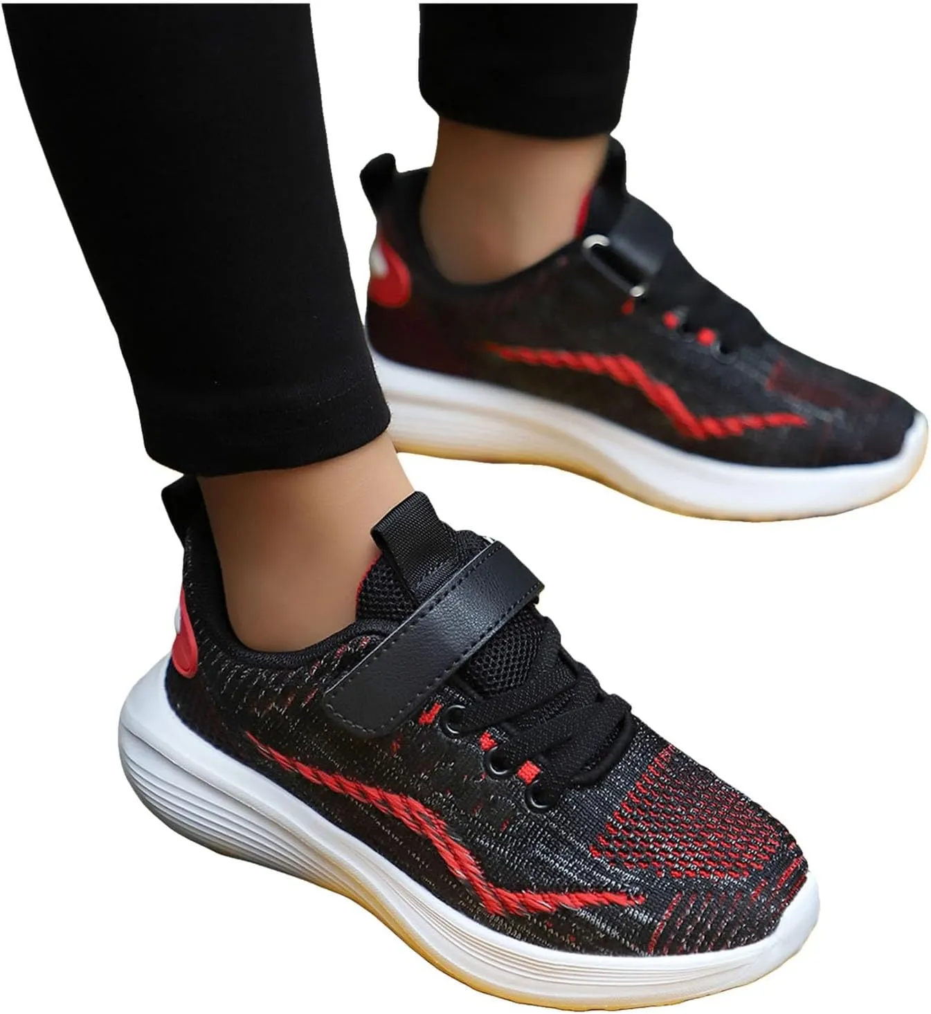 IWIHMIV Girls Athletic Shoes Toddler Tennis Shoes Sneakers for Boys Running Shoes Girls Boys Casual Breathable Sports Shoes