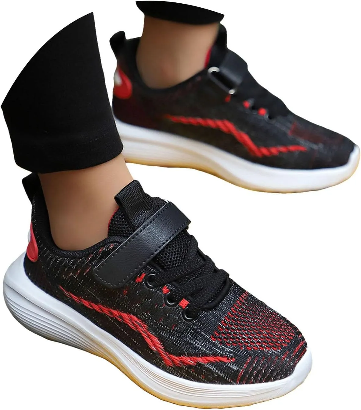 IWIHMIV Girls Athletic Shoes Toddler Tennis Shoes Sneakers for Boys Running Shoes Girls Boys Casual Breathable Sports Shoes