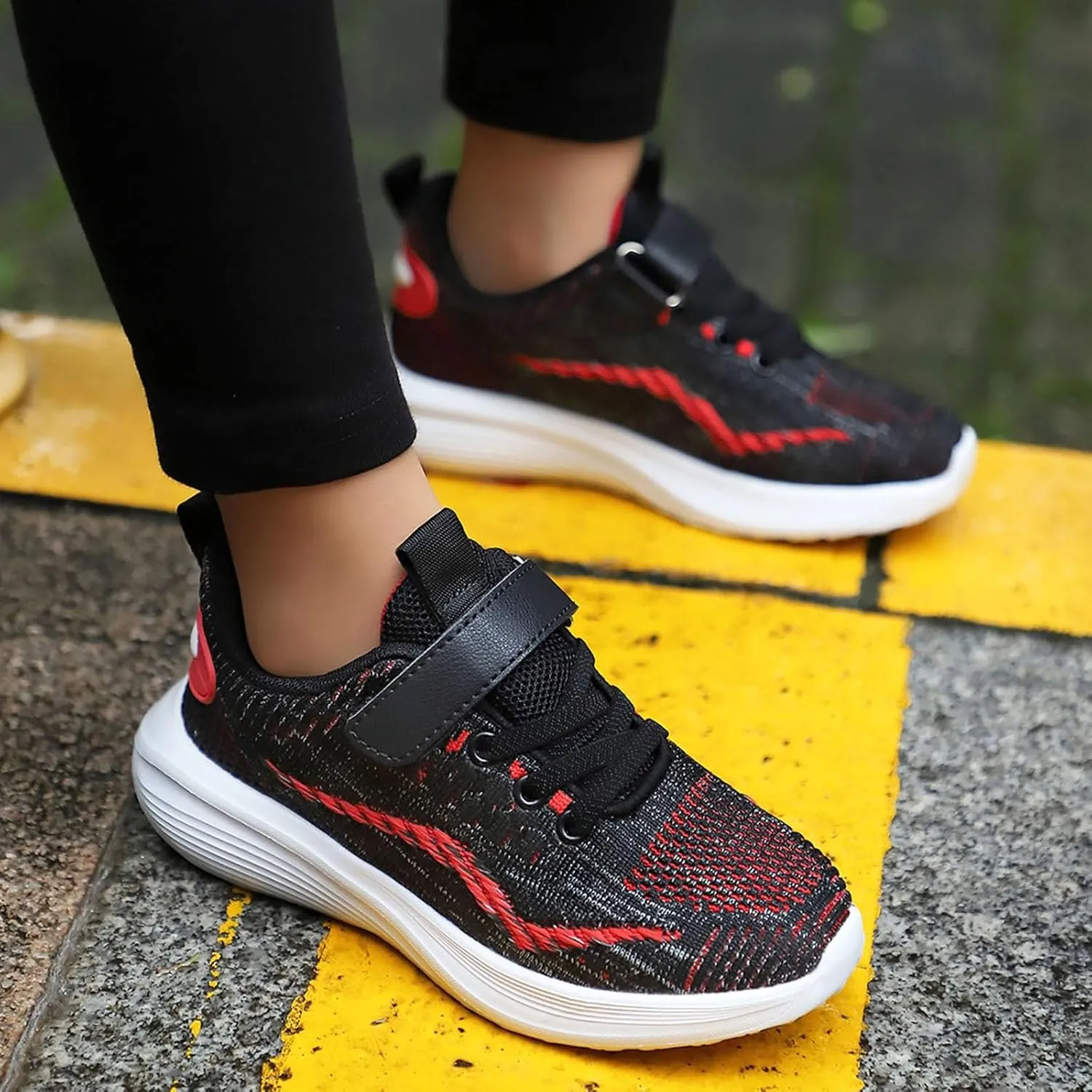 IWIHMIV Girls Athletic Shoes Toddler Tennis Shoes Sneakers for Boys Running Shoes Girls Boys Casual Breathable Sports Shoes