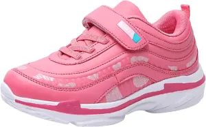 IWIHMIV Kids Athletic Shoes Girls Non Slip Tennis Shoes Lightweight Boys Casual Sports Sneakers