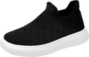 IWIHMIV Kids Slip On Shoes Boys Girls Sneakers Kids Shoes Unisex Lightweight Breathable Athletic Running Tennis Shoes for Toddler
