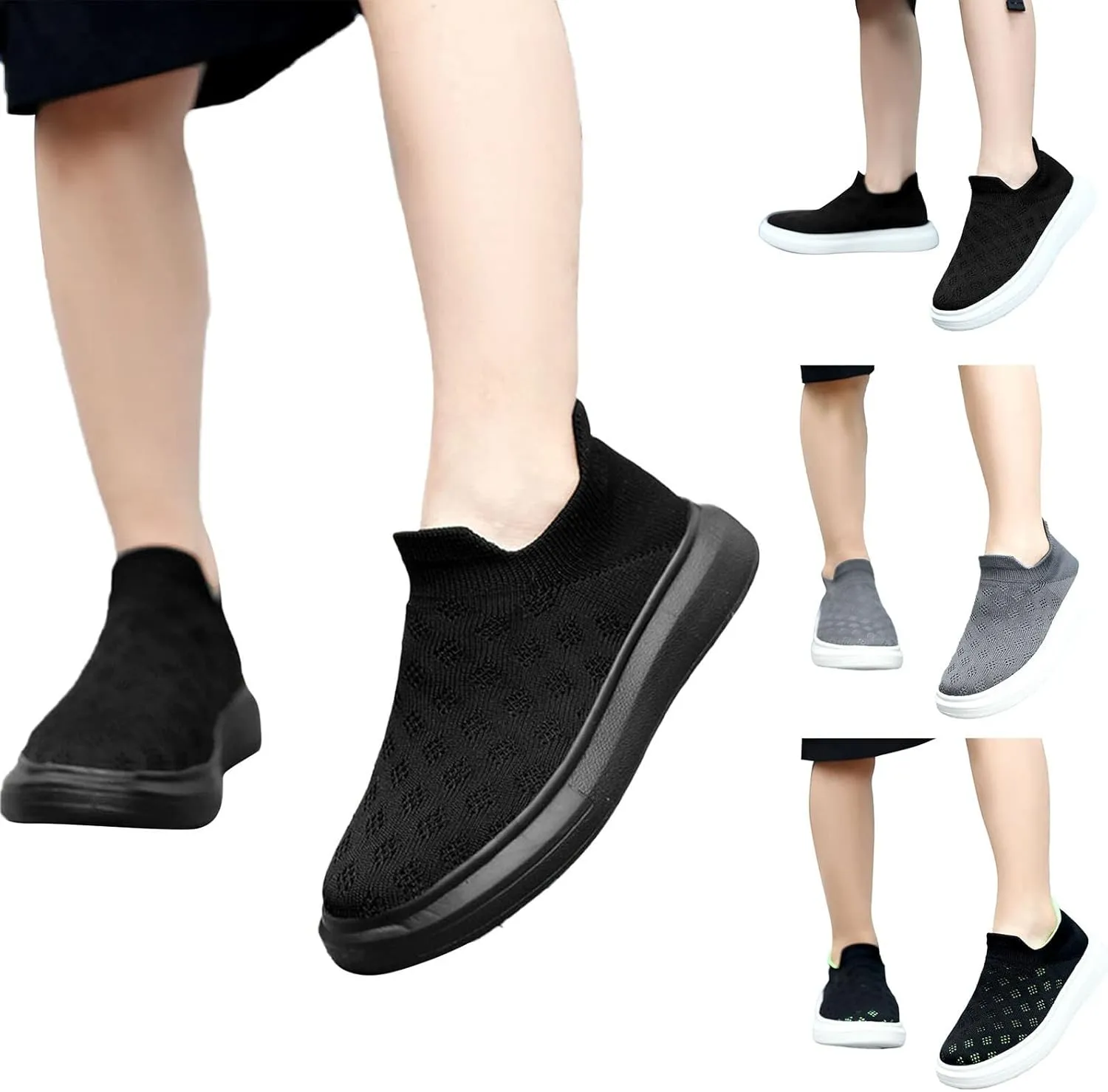 IWIHMIV Kids Slip On Shoes Boys Girls Sneakers Kids Shoes Unisex Lightweight Breathable Athletic Running Tennis Shoes for Toddler