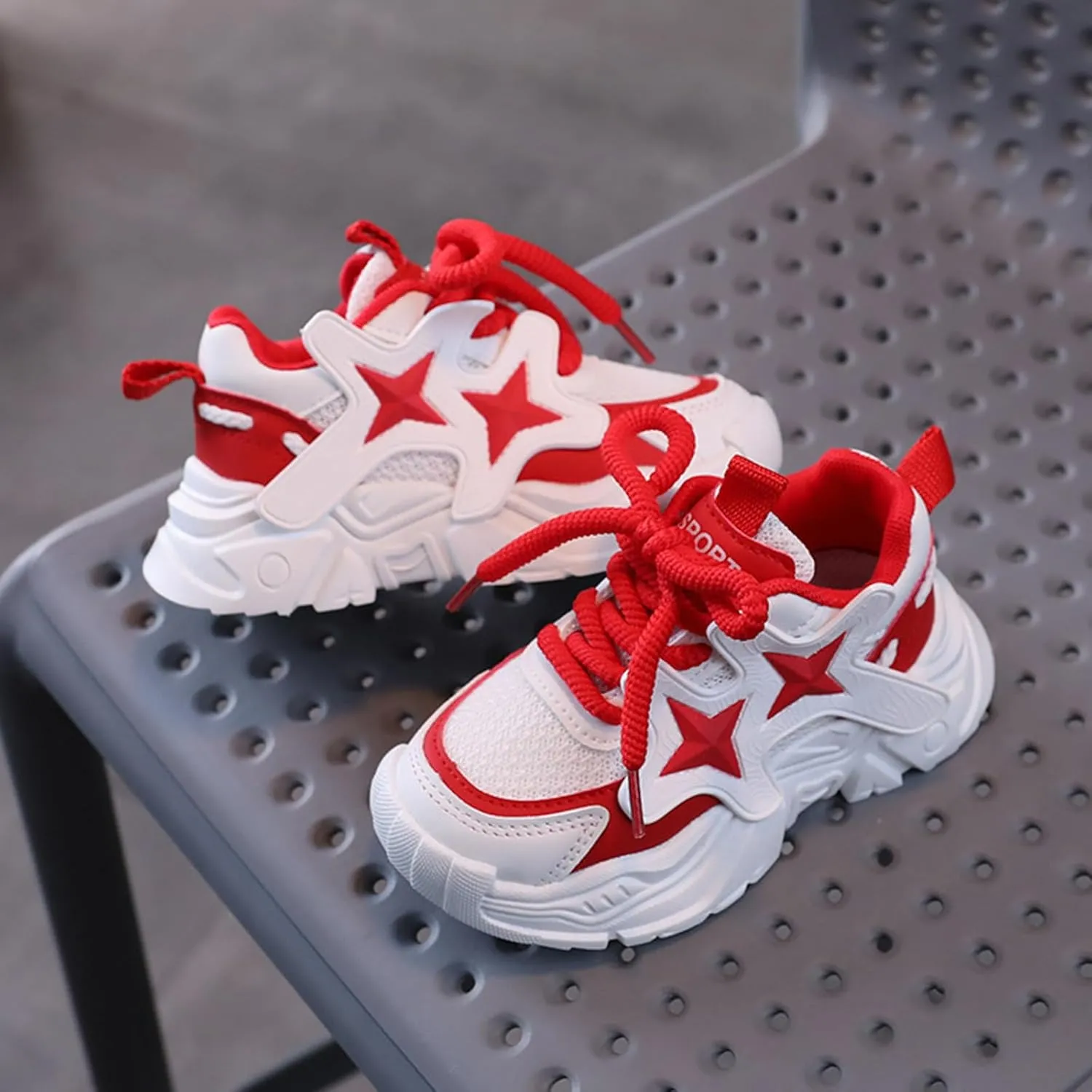 IWIHMIV Toddler Boys Tennis Shoes Kids Athletic Shoes Child Sneaker Breathable Kids Shoes Walking Shoes for Boys and Girls