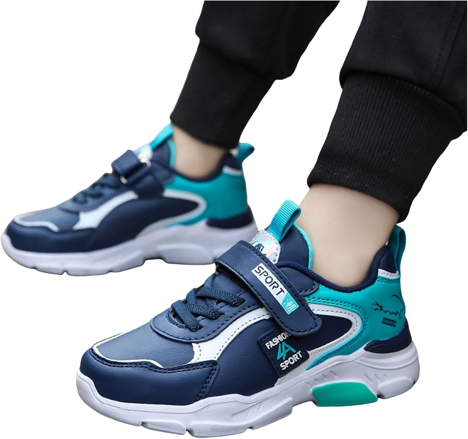 IWIHMIV Toddler Slip On Shoes Girls Kid Tennis Running Shoes, Athletic Walking Sport Lightweight Breathable Sneakers for Boys Girls