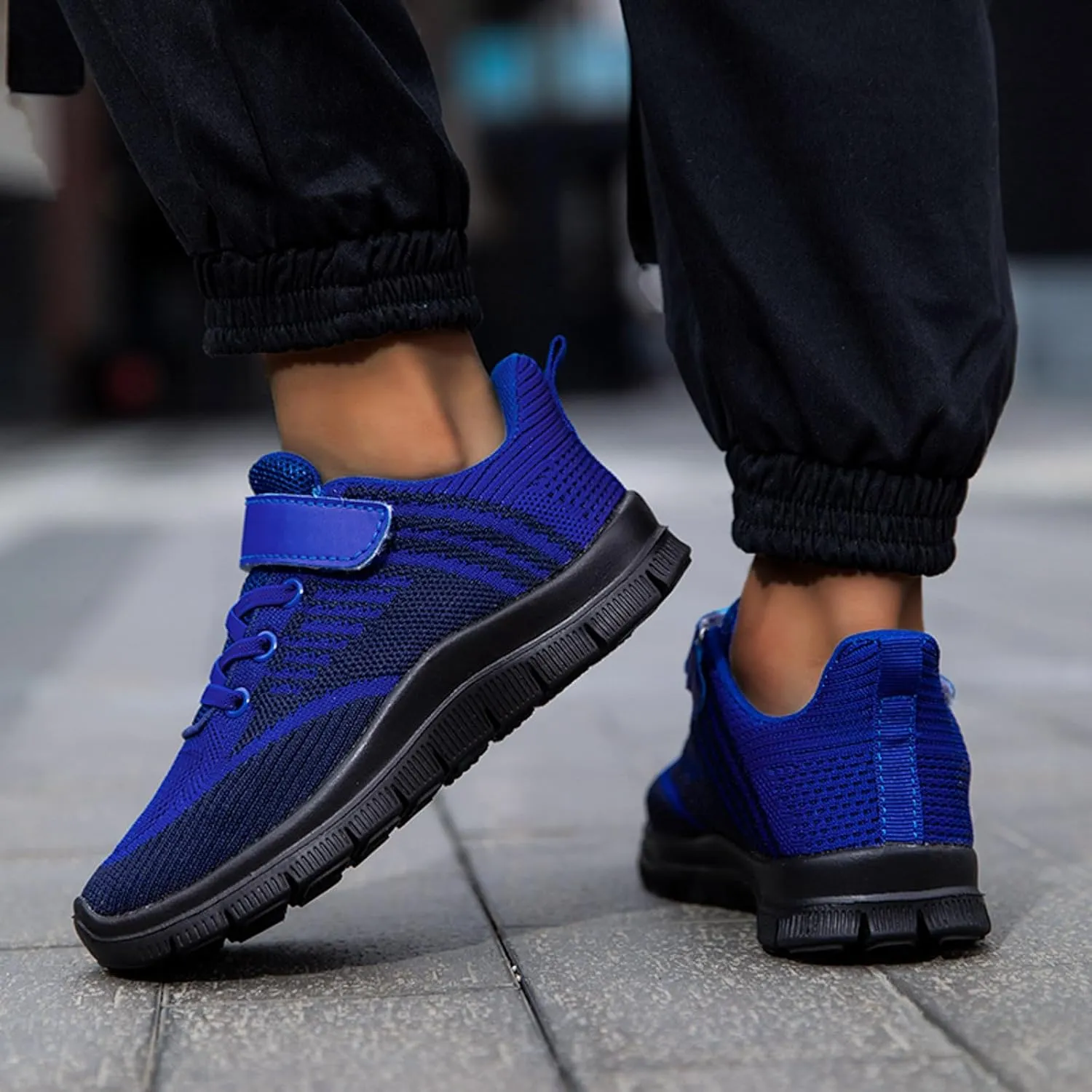 IWIHMIV Toddler Sneaker Boys Slip On Shoes Girls Shoes Lightweight Breathable Comfortable Sport Walking Running Tennis Sneakers