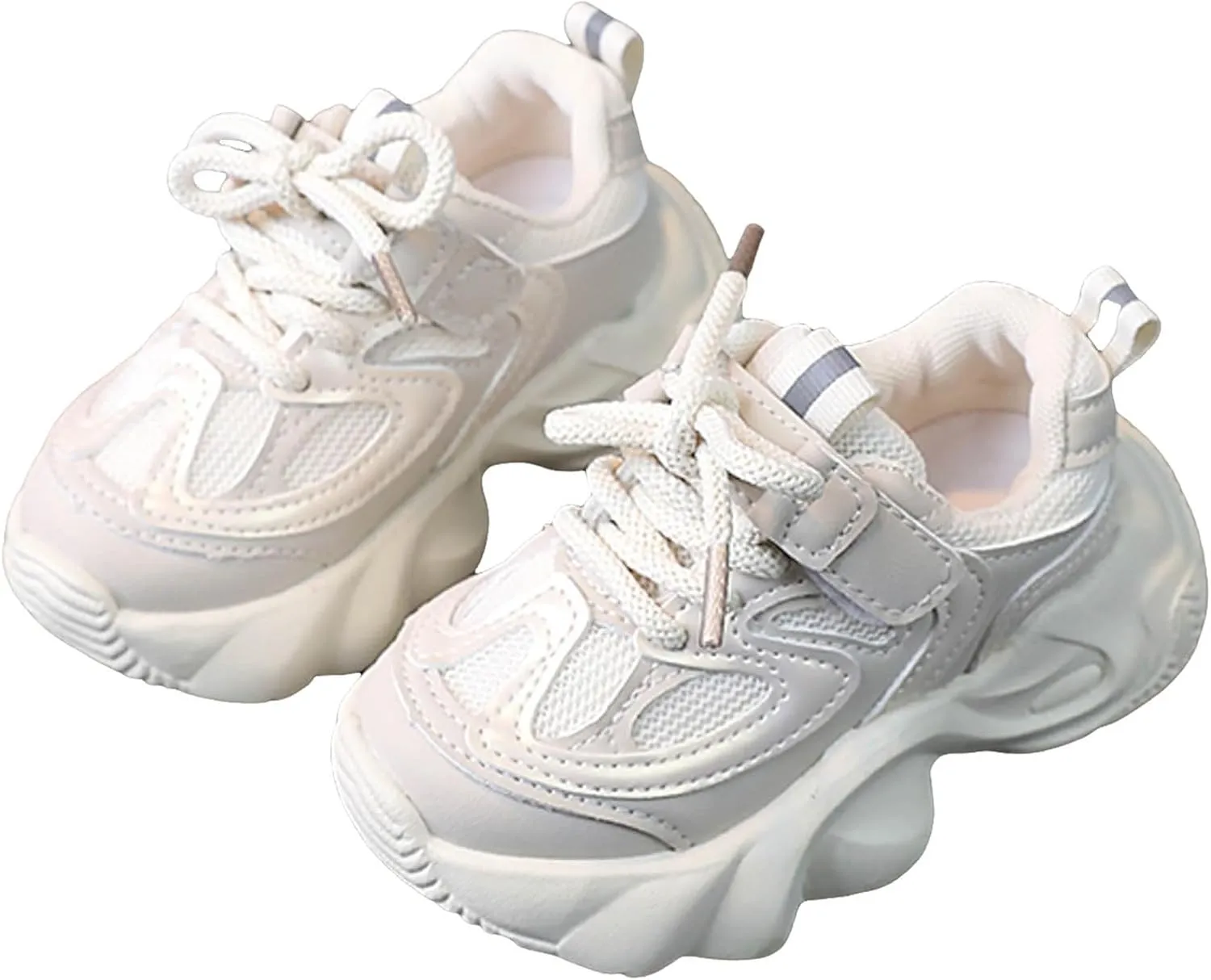 IWIHMIV Toddler Sneakers Slip On Shoes for Girls Boys Running Shoes Kids Tennis Shoes Lightweight Breathable Athletic Shoes