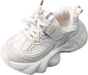 IWIHMIV Toddler Sneakers Slip On Shoes for Girls Boys Running Shoes Kids Tennis Shoes Lightweight Breathable Athletic Shoes
