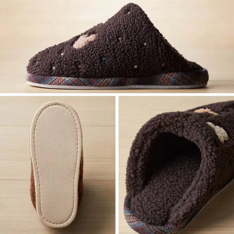 JP x BM - Mickey Mouse Fluffy Boa Slippers for Adults