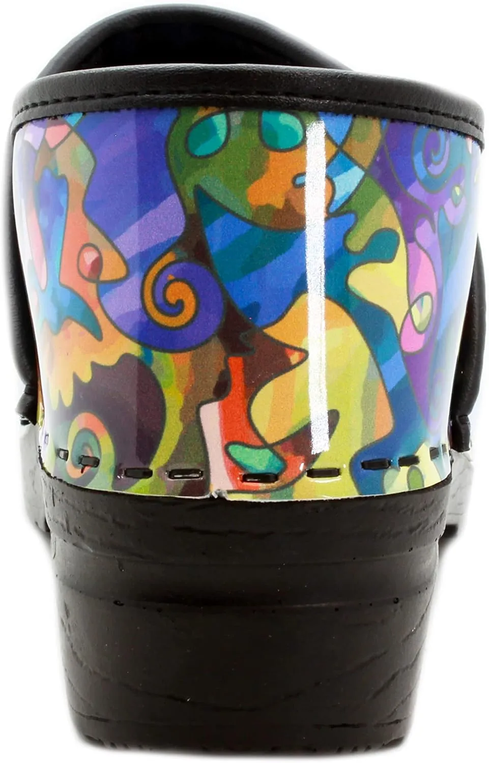 KLGN Women's Professional Plus Patent Leather Clogs