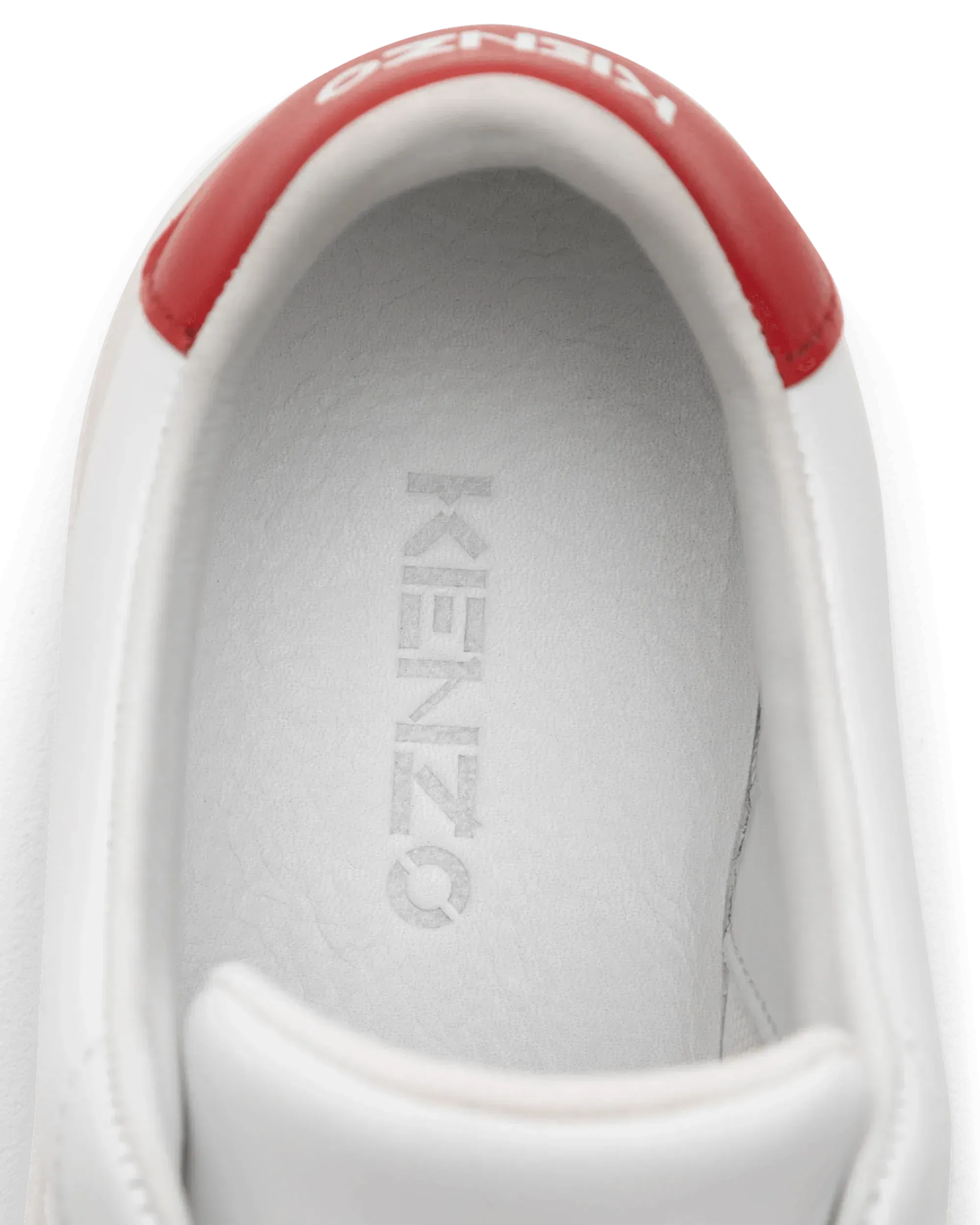 Kourt Red-Detail Lace Up Sneakers