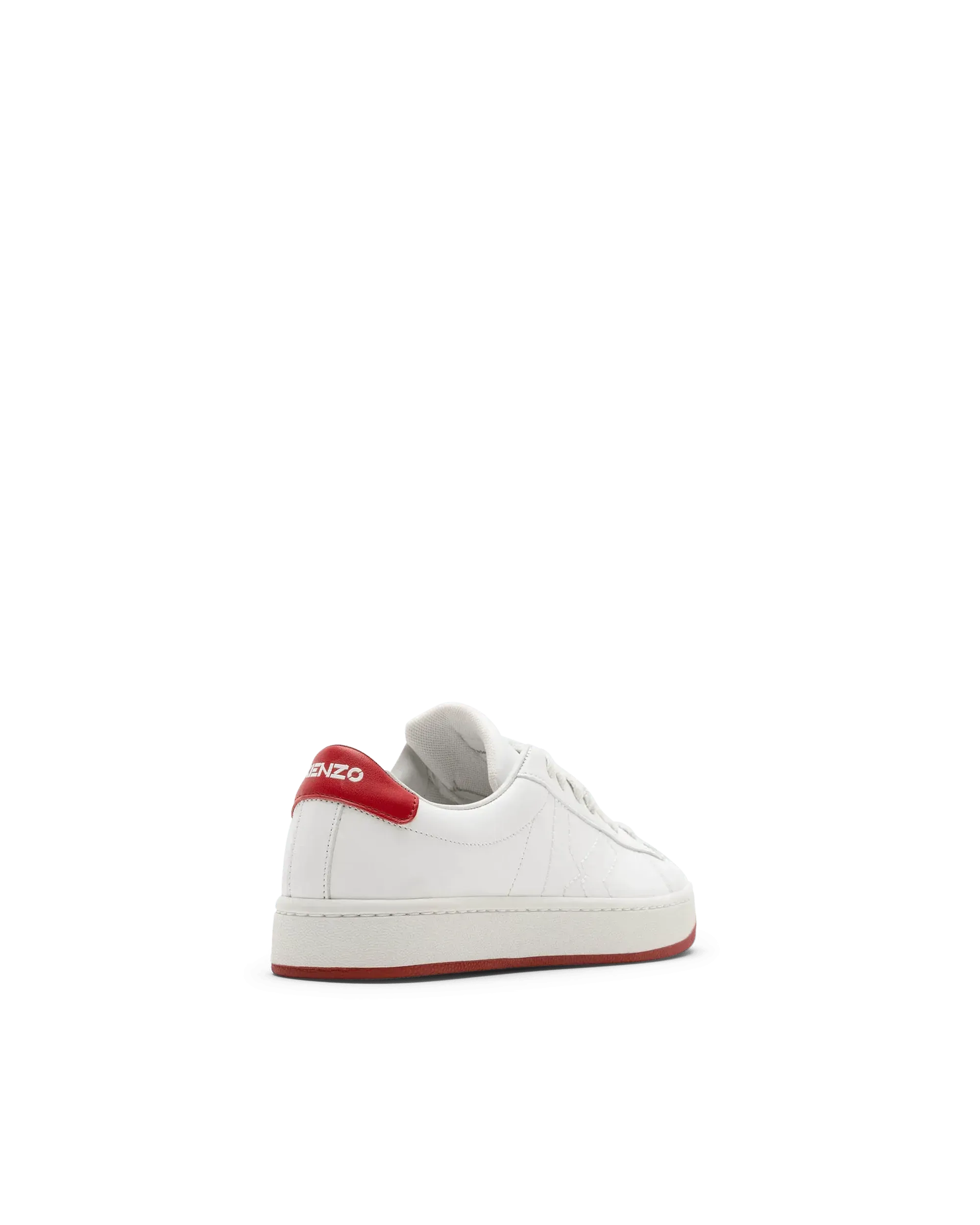 Kourt Red-Detail Lace Up Sneakers