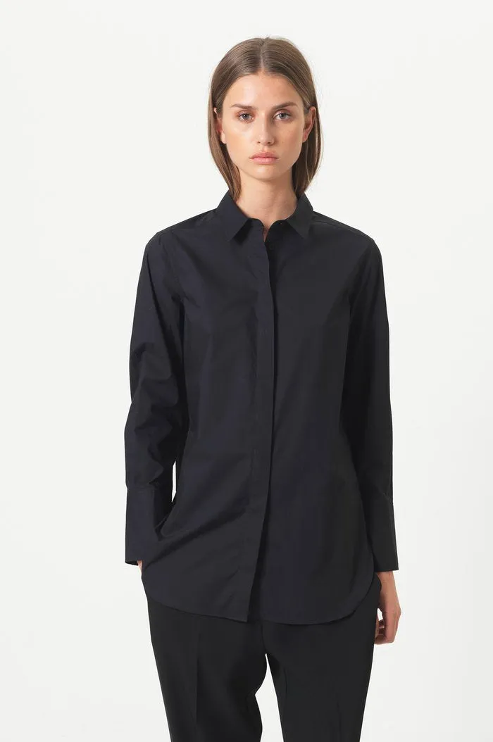 Larkin LS Classic Shirt - Black