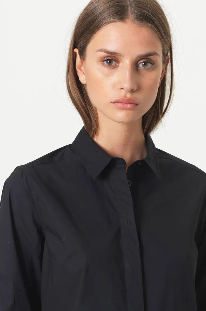 Larkin LS Classic Shirt - Black
