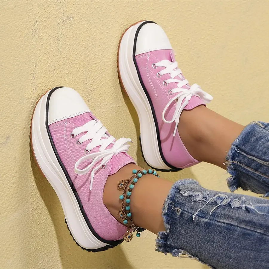 L'Aurelie Rosemere Platform Sneakers