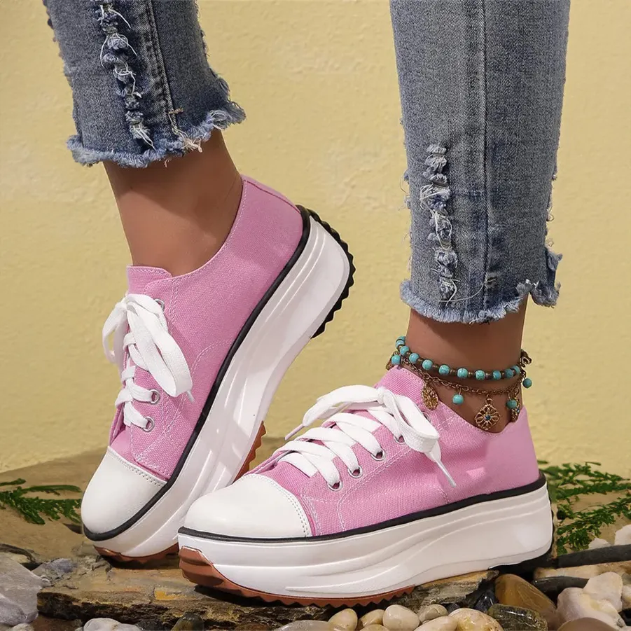 L'Aurelie Rosemere Platform Sneakers
