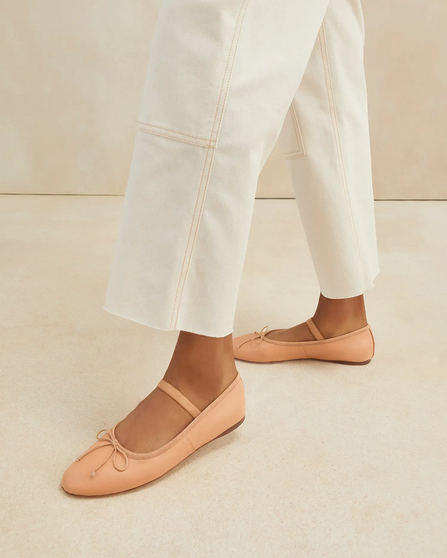 Leonie Caramel Ballet Flat