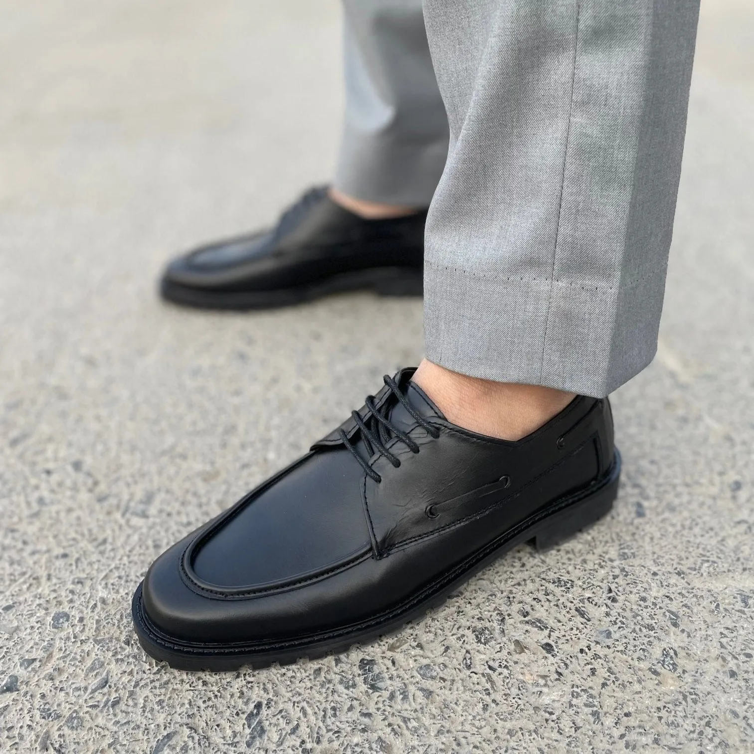 LS PURE LEATHER Cavalor CHUNKY LOAFERS LS-103