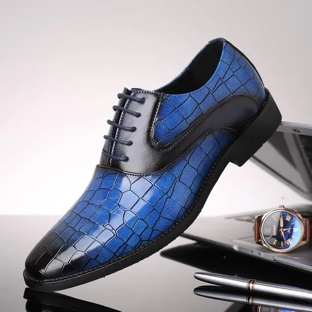 Luxury British Style Leather Oxford Men Dress Shoes
