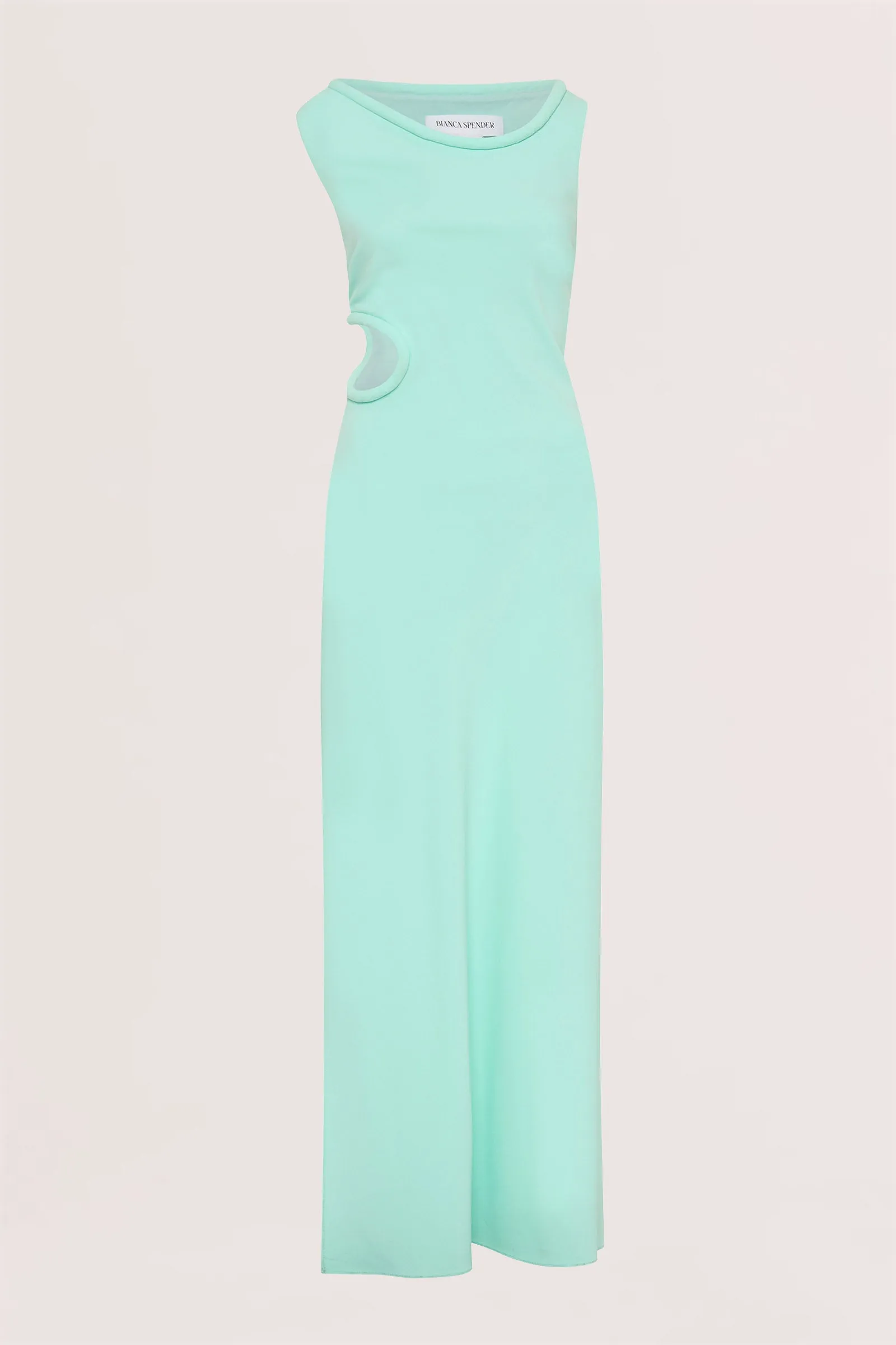 MINT CREPE LAZARE DRESS