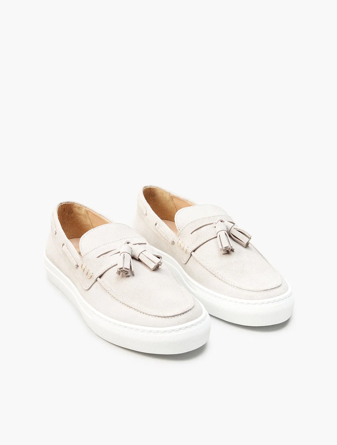 MONTA SUEDE DECK LOAFERS