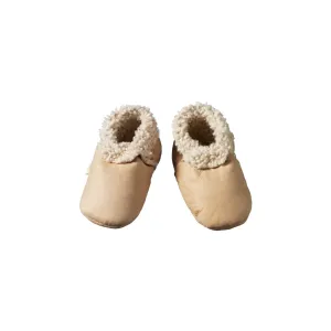 Nature Baby Lambskin Booties - Cream