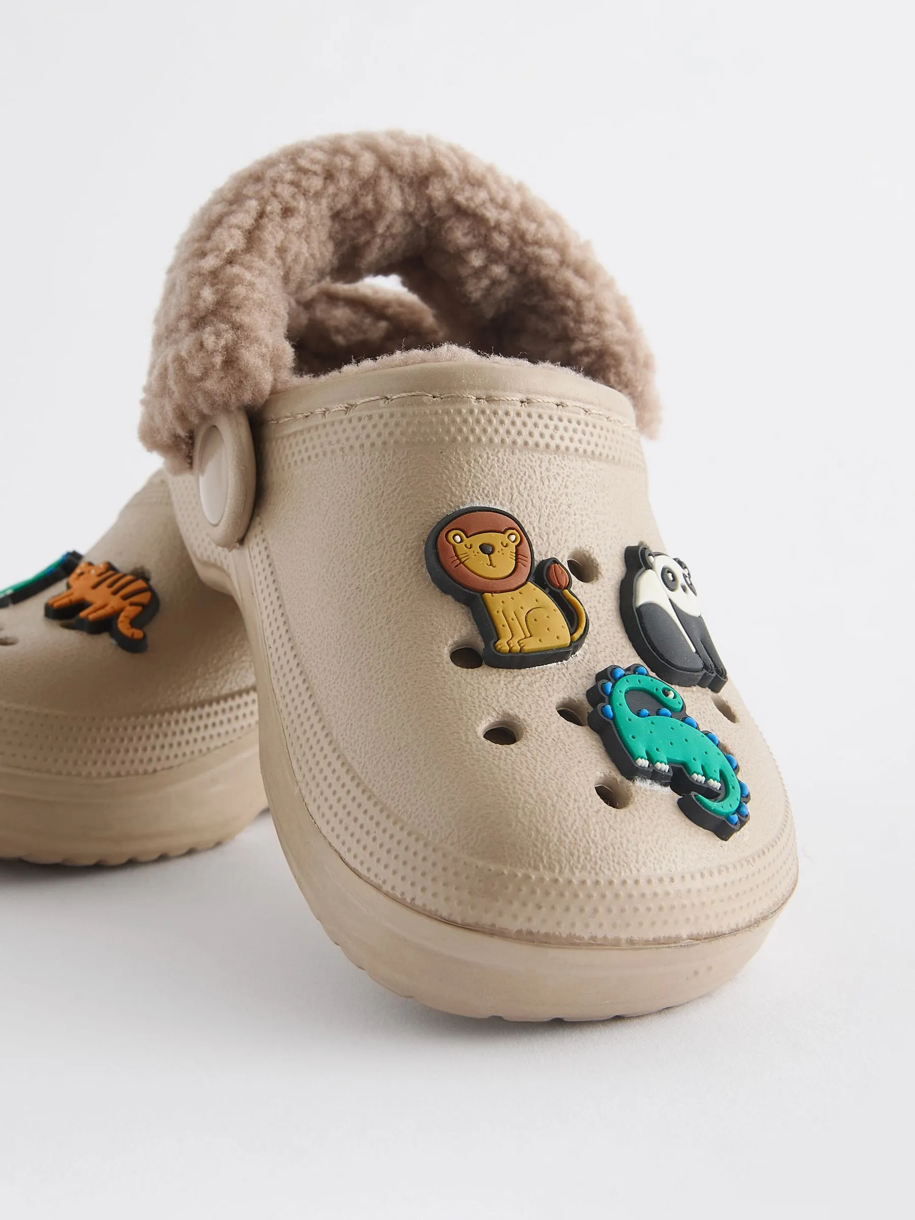 Neutral Lined Clogs Slippers