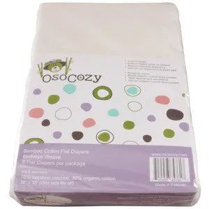 OsoCozy Birdseye Flat Diapers - 3 Styles!