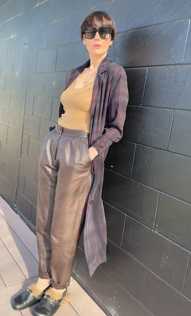 PERNILLE LEATHER TROUSER
