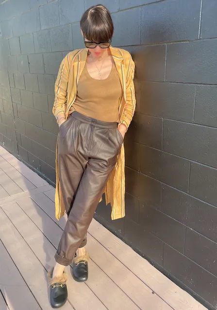 PERNILLE LEATHER TROUSER