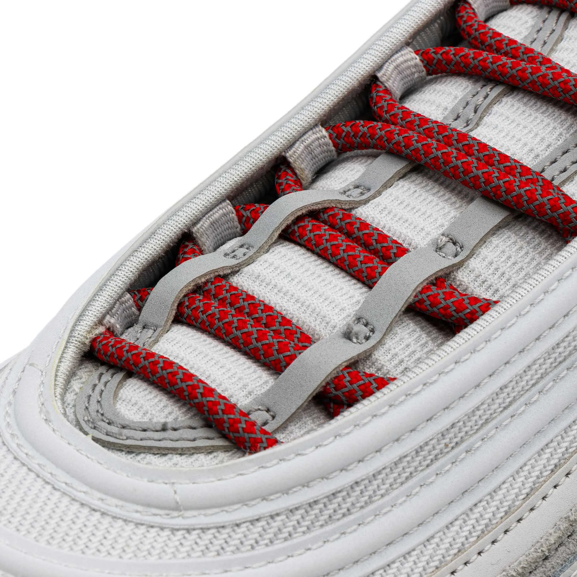 Red 3M Reflective Rope Laces