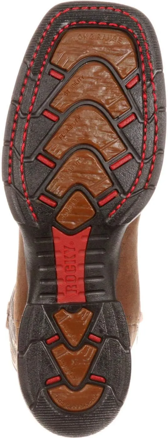 ROCKY Long Range Steel Toe Waterproof Pull-On Boot