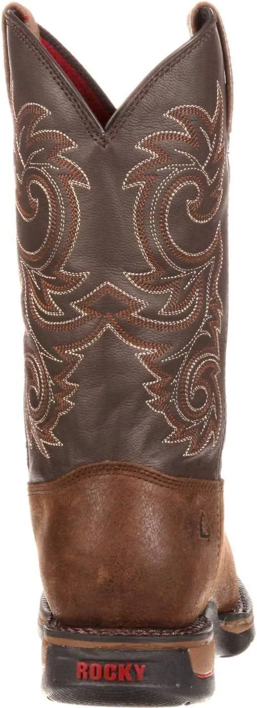 ROCKY Long Range Steel Toe Waterproof Pull-On Boot