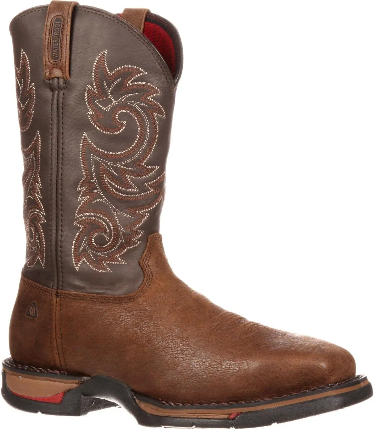 ROCKY Long Range Steel Toe Waterproof Pull-On Boot
