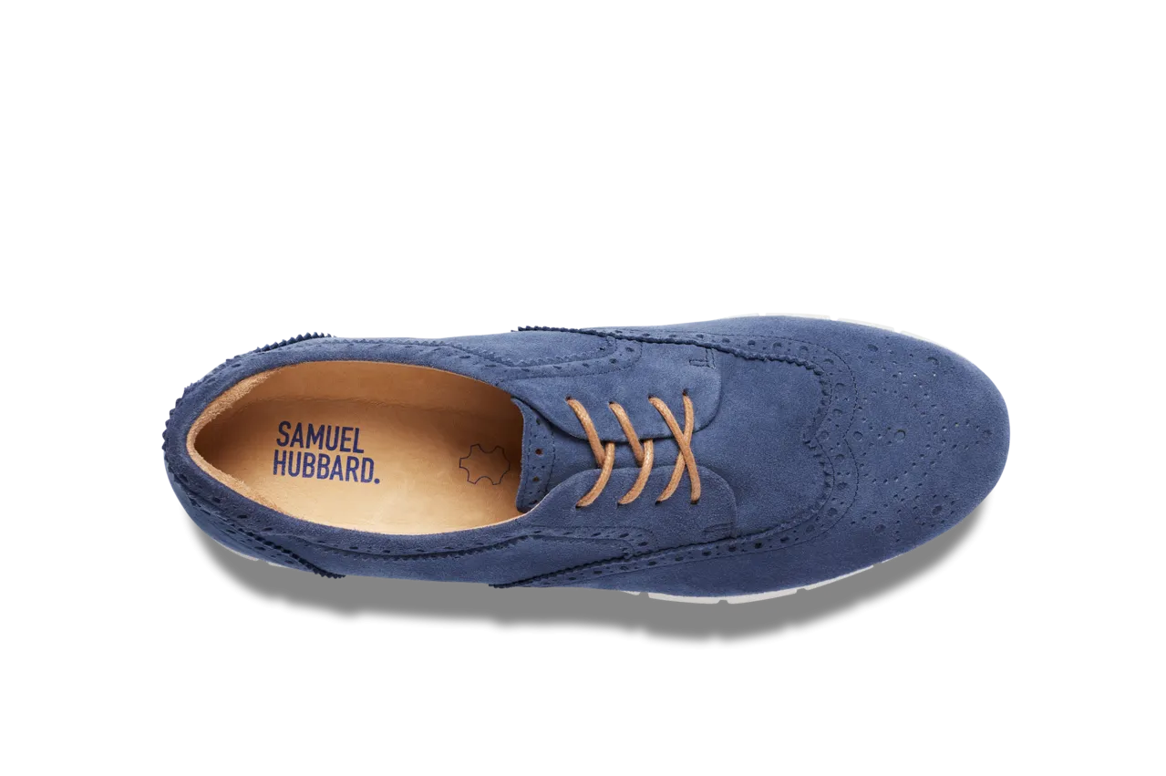 SamSport Wingtip Oxford Blue