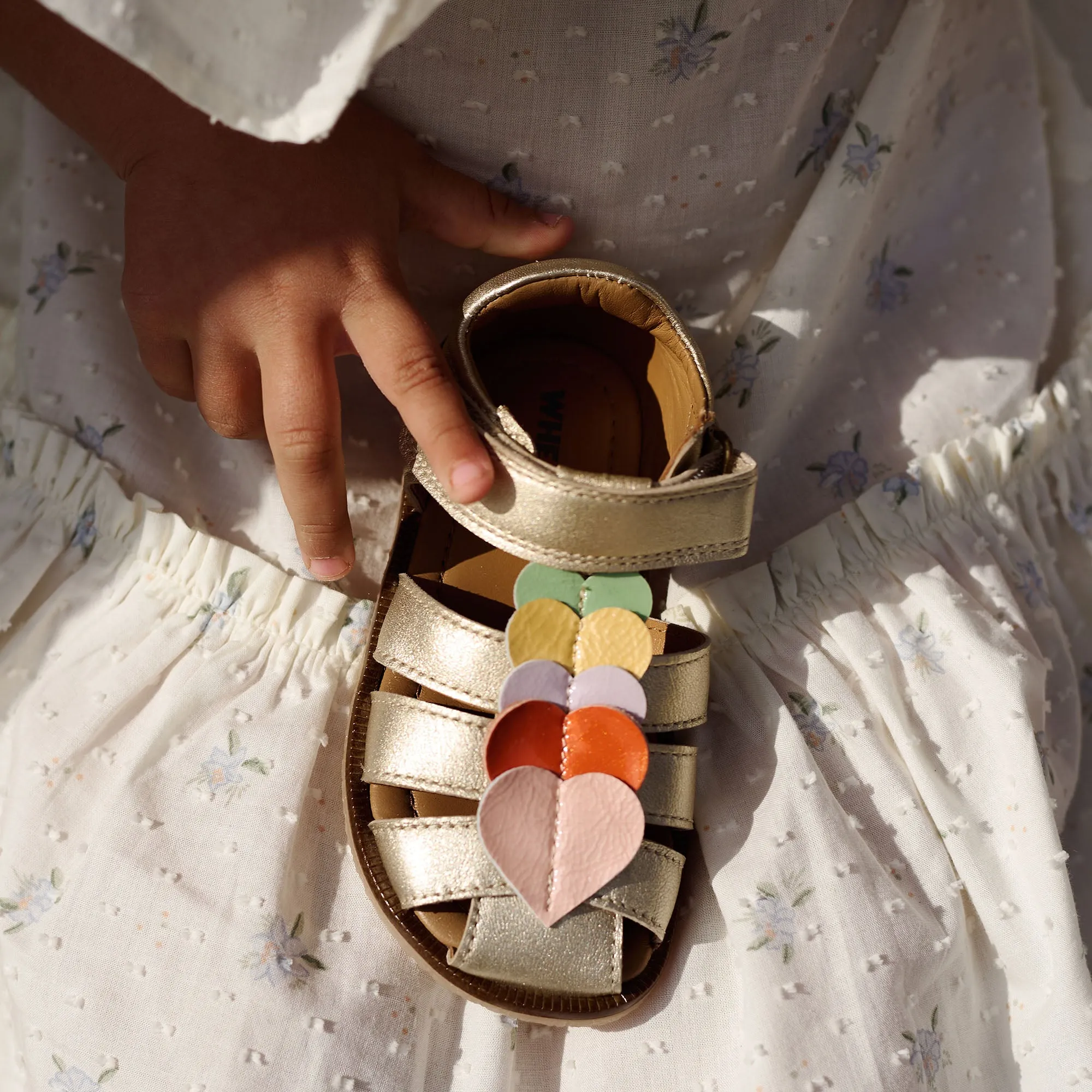 Sandal Hana - light gold