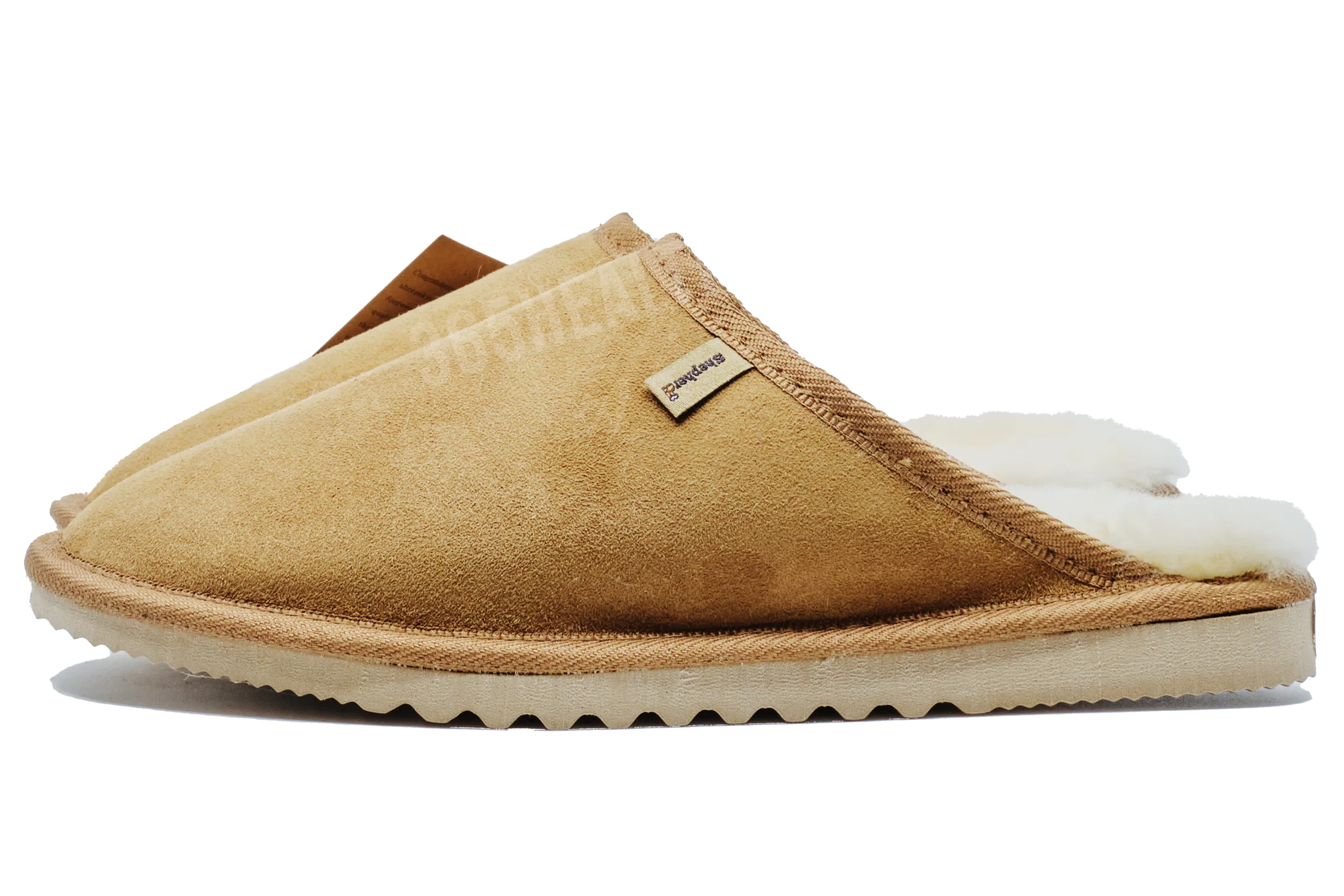 Sheepskin Wool Slippers /Brown