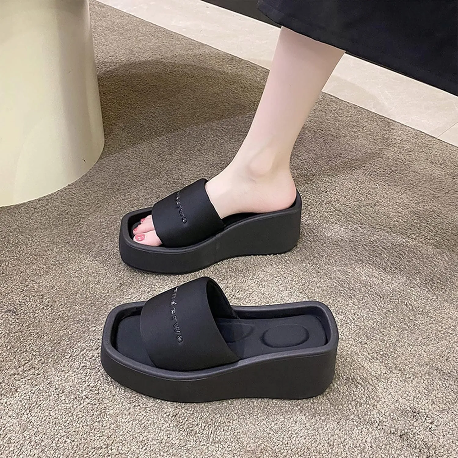 Showers Sandals Mens Shower Shoes Womens Cloud Slides Bath Slippers Non-Slip Dry Quickly Pool Gym Beach Travel