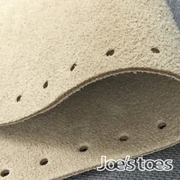 Simple Red Felt Slippers with Suede Soles
