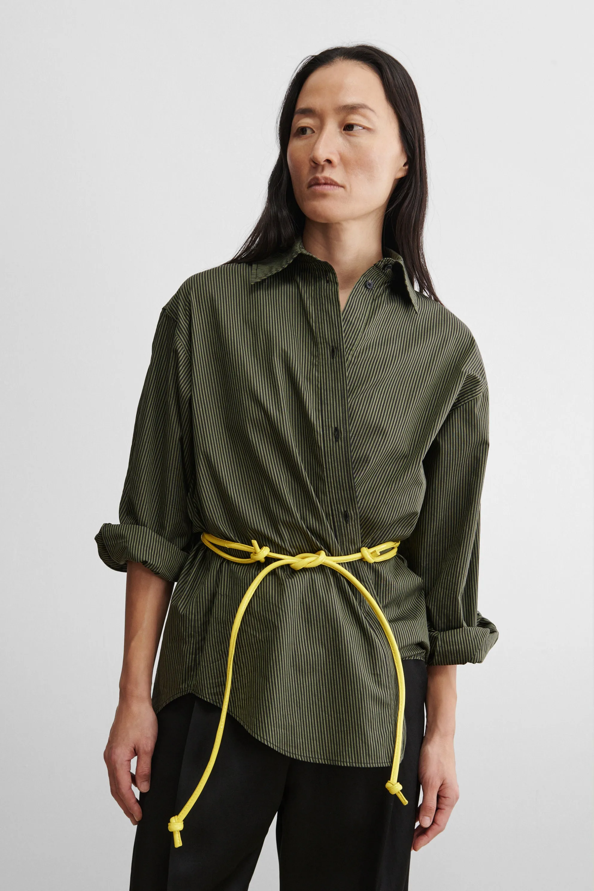 Skinny Tubular Tie Belt (Waist)