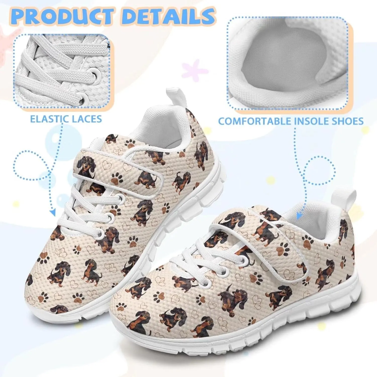Slip On Sneakers for Girls Boys Kids Active Athleitc Trainers