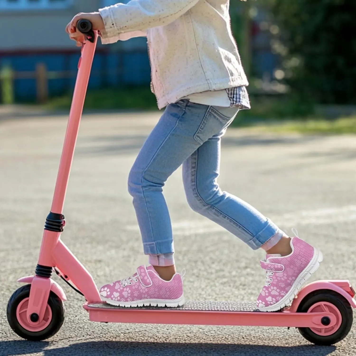 Slip On Sneakers for Girls Boys Kids Active Athleitc Trainers