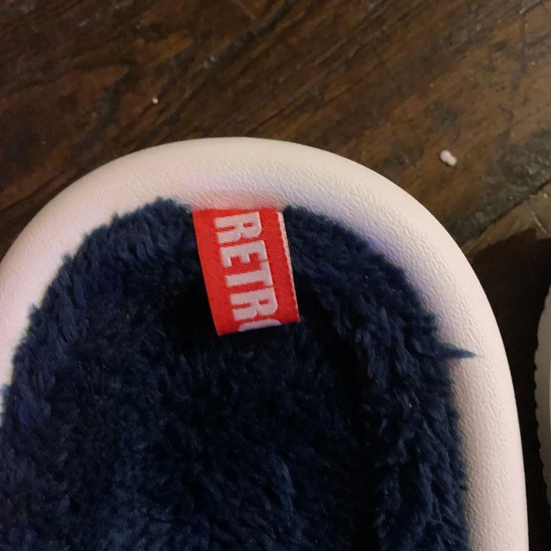 Smiley Slippers - Navy Blue