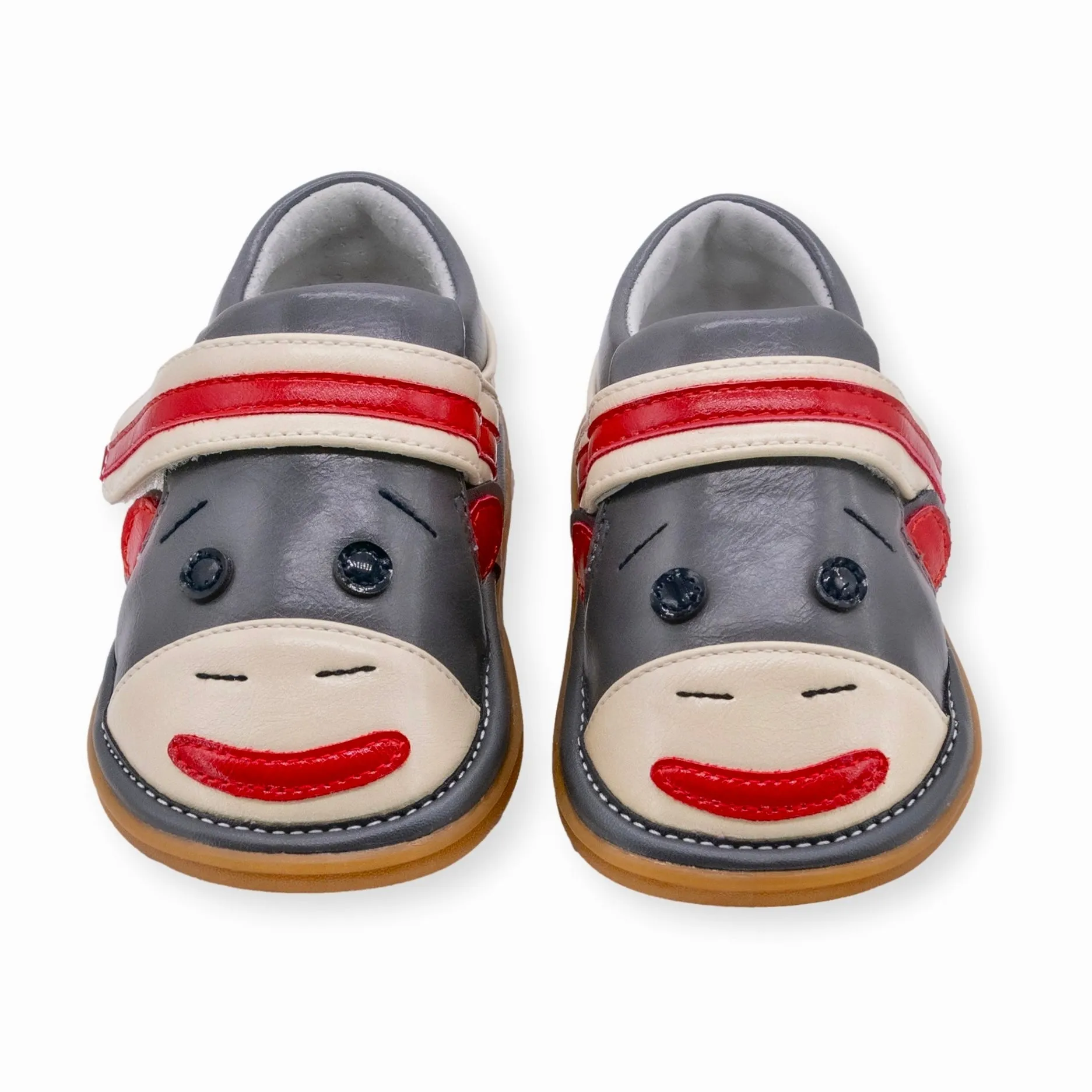 Socks Red Monkey Shoe