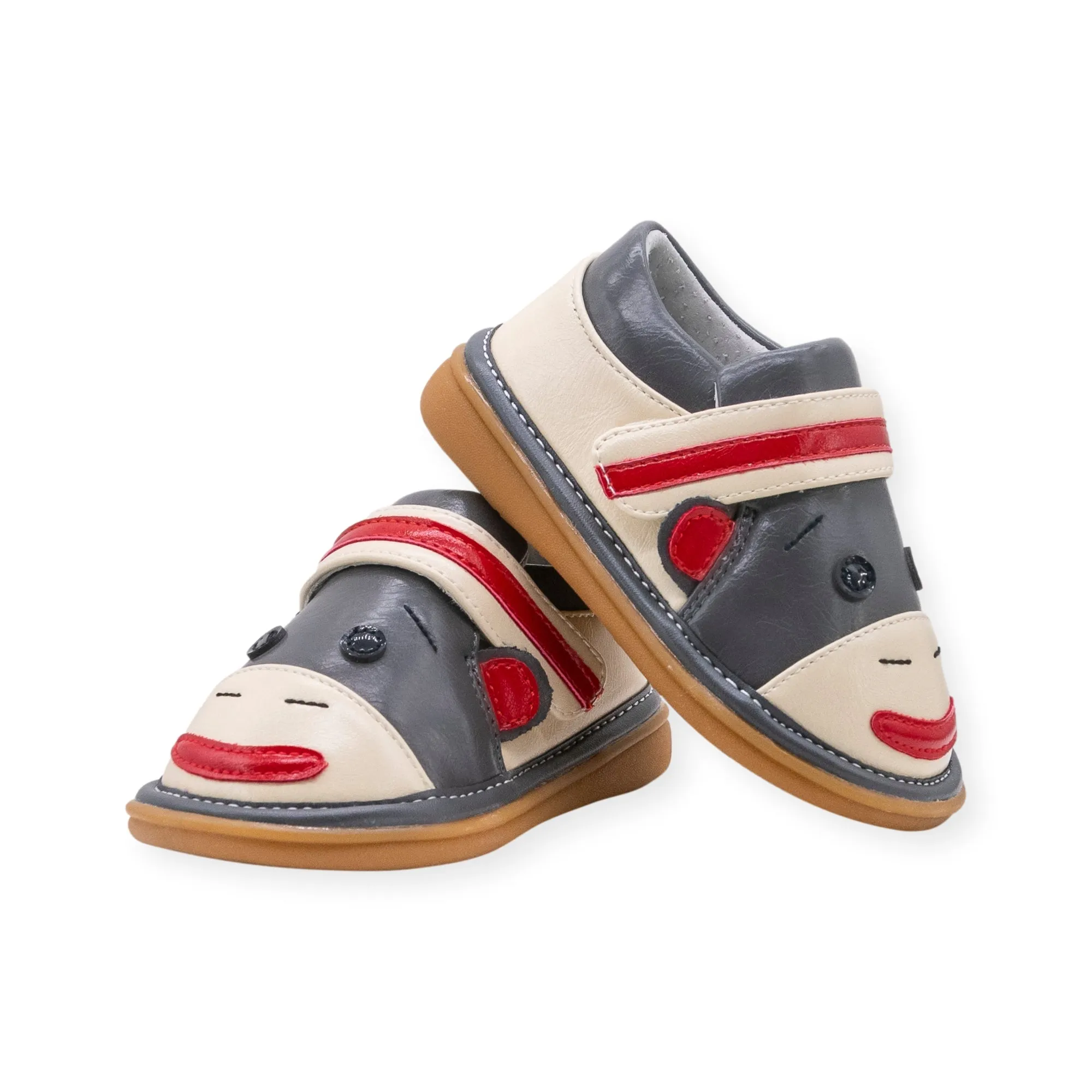 Socks Red Monkey Shoe