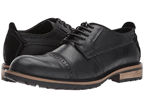 Steve Madden Men's Shandy Oxford, Black Leather, 11 US/US Size Conversion M US