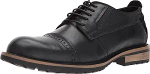 Steve Madden Men's Shandy Oxford, Black Leather, 11 US/US Size Conversion M US