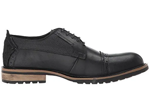 Steve Madden Men's Shandy Oxford, Black Leather, 11 US/US Size Conversion M US