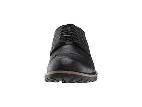 Steve Madden Men's Shandy Oxford, Black Leather, 11 US/US Size Conversion M US
