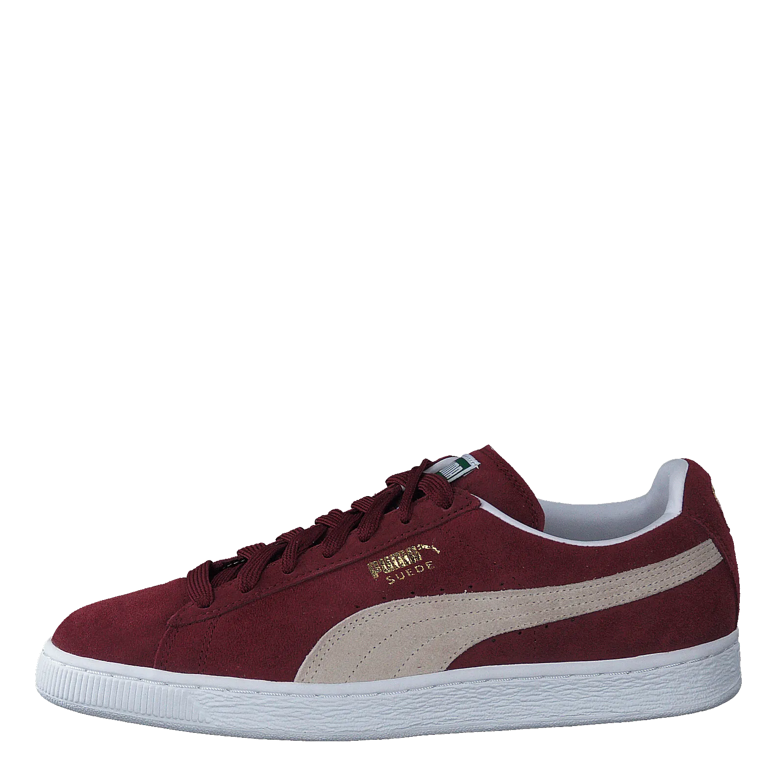 Suede Classic  Cabernet-white