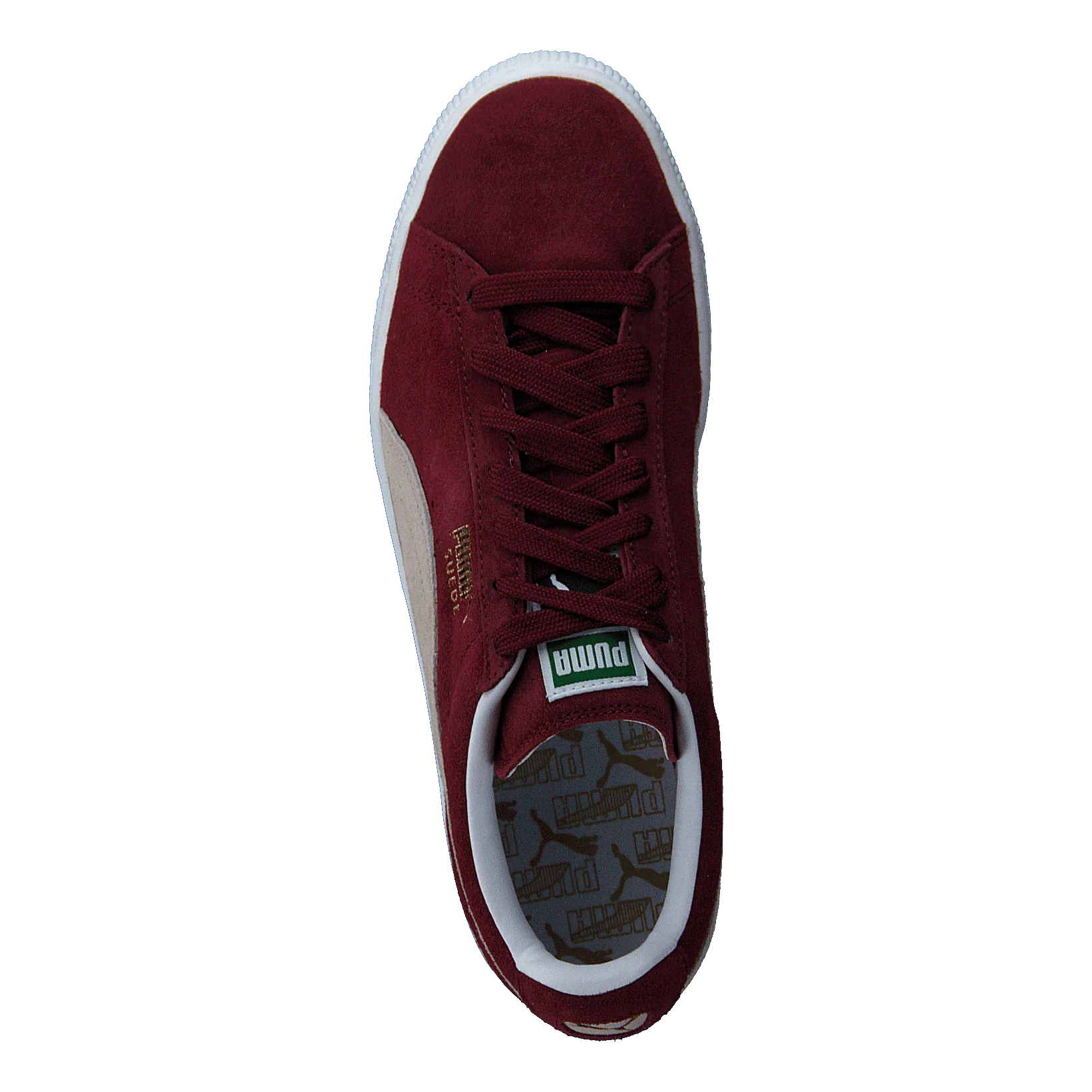 Suede Classic  Cabernet-white